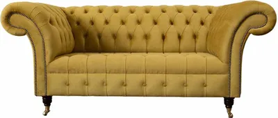 Image de Canapé 2 places Canapé 2 places design Coussin Chesterfield Assise Tissu Textile