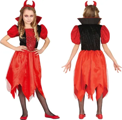Produktbild von Teufelin Halloweenkostüm 5-6 Jahre