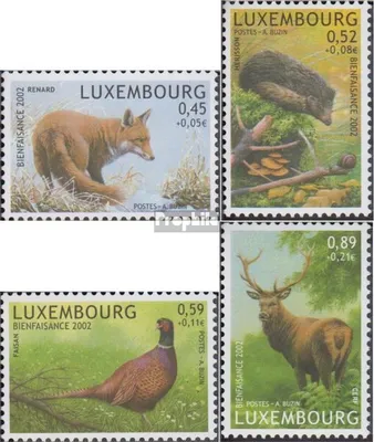 Produktbild von Briefmarken Luxemburg 2002 Mi 1593-1596 (kompl.Ausg.) postfrisch Tiere