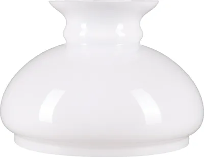 Produktbild von Petroleumglas Lampenglas Ø 175mm Ersatzglas Glasschirm Weiß
