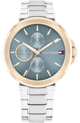 Produktbild von Tommy Hilfiger Stainless Steel Blue Dial Bracelet Watch, Weiblich, Schnallen-Verschluss, Erwachsener, 1 Stück(e)