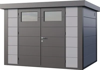 Produktbild von Telluria Metallgerätehaus Classico 3024-lichtgrau