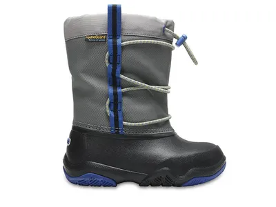 Obrázek produktu pro CROCS Dětské nepromokavé protiskluzové sněhule šedé 34,5