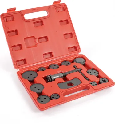 Produktbild von XPOtool 13-teiliges Bremskolbenrücksteller Set 320 x 60 x 245 mm, Bremskolbenrücksetzer Werkzeug, Bremskolben zurückstellen zum Bremsbelag Wechsel