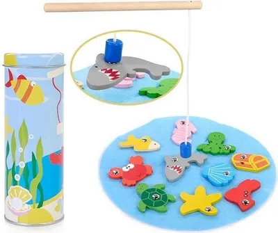 Immagine prodotto di Gioco di destrezza in legno per la pesca
