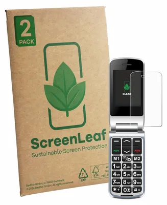 Produktbild von 2x ScreenLeaf Schutzfolie für Sweetlink F1PLUS nachhaltiger Displayschutz Display Schutz Folie Klar Transparent
