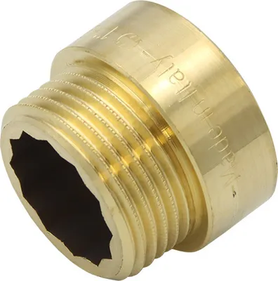 Produktbild von Messing Fitting Hahnverlängerung 1 Zoll x 15 mm DN25