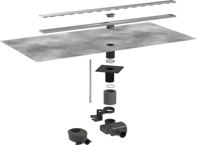 Produktbild von Duschrinne RainDrain Allround Komplettset 700mm 700 mm