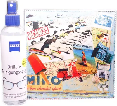 Immagine prodotto di Panno in microfibra "France retro holiday" dimensioni 18,5*18,5 cm di La Kelnet