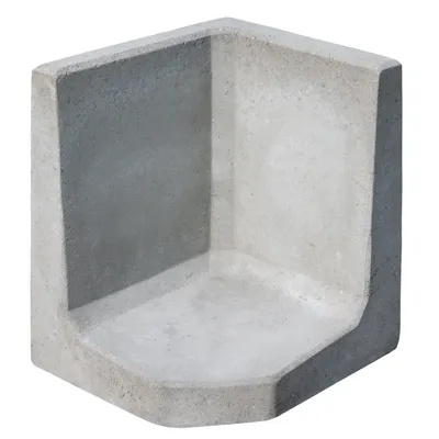 Produktbild von Diephaus L-Stein- ECKE GRAU 60/50/50/7 CM