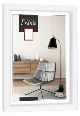 Immagine prodotto di Cornice in plastica rettangolare bianca per 20x30 cm