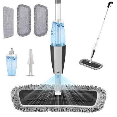Obrázek produktu pro Stříkací mop s rozprašovačem a utěrky z mikrovlákna