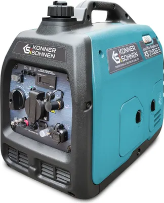 Zdjęcie produktu dla Generator inwertorowy LPG/benzin KS 3100iG S od Könner & Söhnen. Zvukotesné puzdro (63 dB Lpa 7 m). Maksymalny pobór mocy 3100 W*, zasilacz Schuko 230 V, 2 porty USB, wyświetlacz LED, tryb ECO, średnie zużycie wina, ochrona przed przegrzaniem, norma emisji EURO V