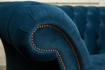 Produktbild von Chesterfield 3 Sitzer Polster Couch Leder Stoff Sofa Couchen Textil Modern Stil
