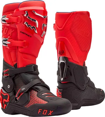 Zdjęcie produktu dla Buty motocrossowe FOX Instinct, czerwony/czarny, 8