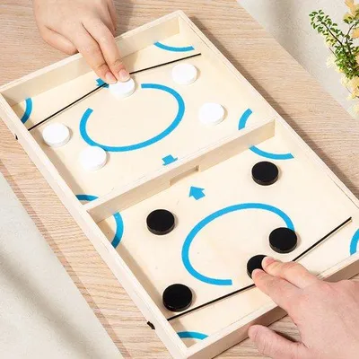Produktbild von Bälle für Kinder, springende Schach- und Hockey-Bälle, kindgerechtes Spielzeug für die Entwicklung der Hand-Auge-Koordination, Holzspielzeug