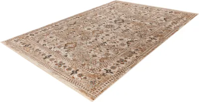 Produktbild von Teppich Laos mit opulentem Design und Fransen, satte antique Farben, 80 cm breit