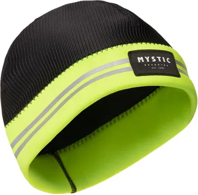 Produktbild von Mystic BEANIE NEOPREN RELECTIVE Muetze Cap 2.0mm yellow - Größe: S/M
