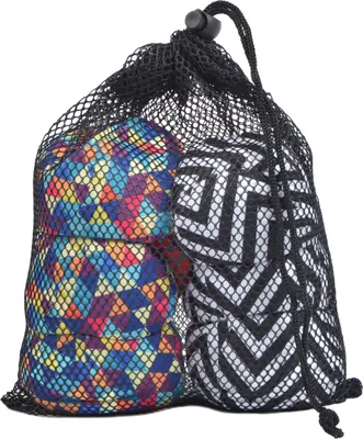 Produktbild von Ocean 5 Soft Boule "Extreme Boule" Street-Boccia - schwarz/weiß mit Triangelmuster