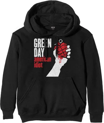 Obrázek produktu pro Green Day - Mikina s kapucí "American Idiot" pro muže/dámy Uni RO1654 (M) (Black)