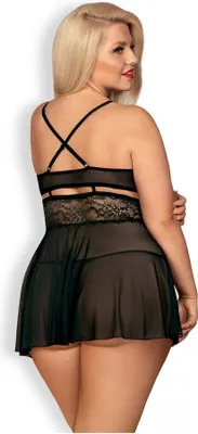 Produktbild von Obsessive - Babydoll und Tanga - Schwarz