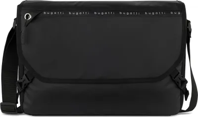 Produktbild von bugatti Umhängetasche Laptoptasche mit Laptopfach Blanc DeLight Messenger Bag Black schwarz
