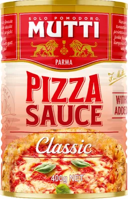 A can of Mutti Pizza Sauce Classic.