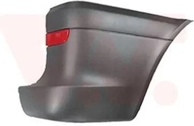 Image de Pare-chocs arrière droit VAN WEZEL, compatible avec les modèles MERCEDES-BENZ VIANO (W639), VITO Bus (W639) et VITO / MIXTO fourgon (W639)
