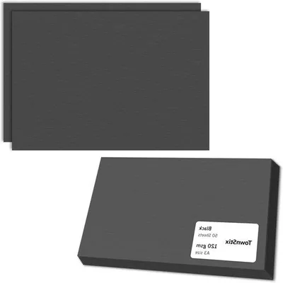 Zdjęcie produktu dla Papier artystyczny formatu A3, 50 arkuszy, gramatura 120 g/m², czarny