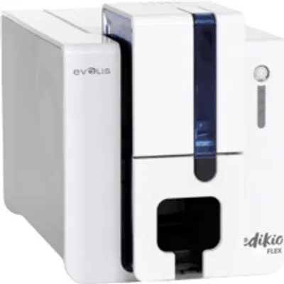 Produktbild von Evolis Edikio Flex - Guest Solution einseitig 12 Punkte/mm 300dpi USB Ethernet Kit - Farbband