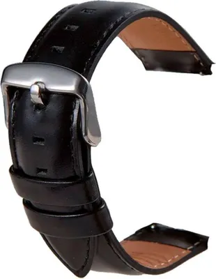 Produktbild von Armband Universal 22 mm Schwarzes Leder