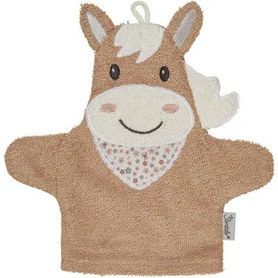 Produktbild von Sterntaler Waschhandschuhe Pferd Sunny, lichtbeige