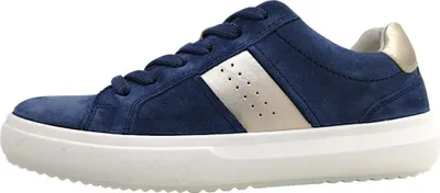 Image de Gabor : Chaussures plates à lacets, style sportif, couleur bleue, pour le quotidien
