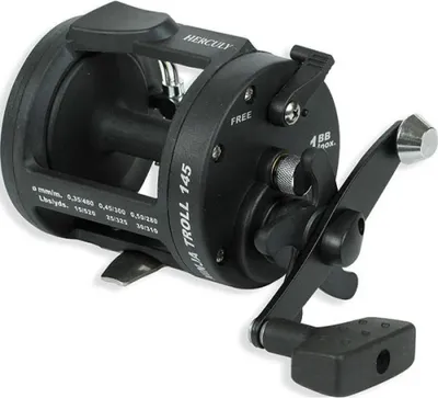 Produktbild von Herculy Stark Troll Trollingrolle Schwarz 145 Schwarz 145