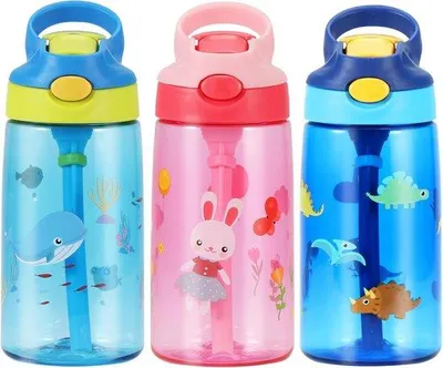 Produktbild von BPA-freies Wasserglas mit Grasfaden 480 ml
