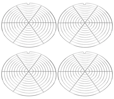 Kühlgitter 4er-Set, Edelstahl, rund, 30 cm, Kuchenkühler