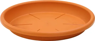 Produktbild von Dehner Blumentopf-Untersetzer Eolo, rund, Ø ca. 56 cm, Höhe ca. 7.5 cm, Kunststoff, terrakotta