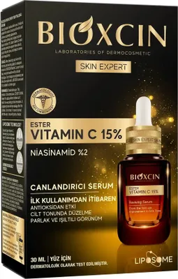Productafbeelding van Bioxcin Vitamine C Ester, Niacinamide - Revitaliserend serum, 30 ml