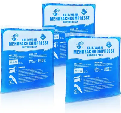 Produktbild von Wiederverwendbare Kompressen 14x13 cm, Warm- und Kaltkompresse, Mikrowellengeeignet, zur Schmerztherapie