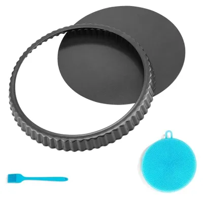 Quicheform mit Hefboden, antihaftbeschichtet, 28 cm, rund
