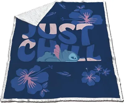 Produktbild von Disney Lilo und Stitch Coral Decke warme Kuscheldecke 130x170 cm