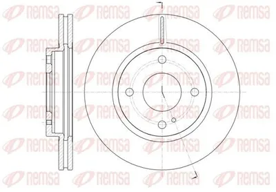 Produktbild von 2x REMSA Bremsscheibe 61299.10 vorne für FORD Fiesta Mk6 Schrägheck (JA8 JR8)