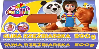 Zdjęcie produktu dla Glina rzeźbiarska samoutwardzalna terracota 500g