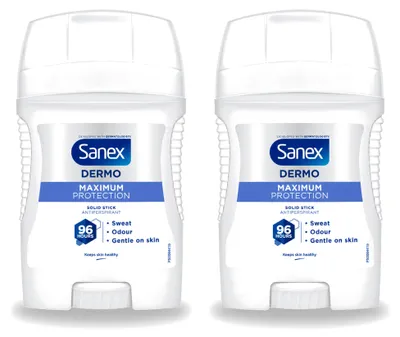 Produktbild von 2 x Sanex Maximum Protection Deodorant Stick - 50 ml - Vorteilspackung - 2 Stücke