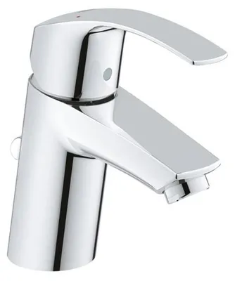 Image de GROHE Mitigeur monocommandé pour lavabo Eurosmart NEU S-Size, avec vidage à tirette 11/4", chromé