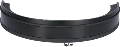 A black bumper assembly for a robot vacuum cleaner.