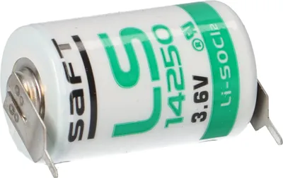 Immagine prodotto di Batteria Saft al litio 3,6V LS14250-2PF 1/2AA pin cella +/-