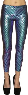 Produktbild von Meerjungfrau Leggings blau Größe: M