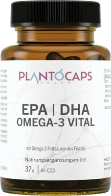 Produktbild von plantoCAPS® EPA | DHA OMEGA-3 PUR VITAL