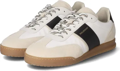 Produktbild von Bullboxer Herren Low Sneaker Beige Leder Textil Mix Größe: 41